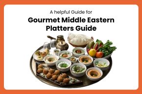 Gourmet Middle Eastern Platters Guide card