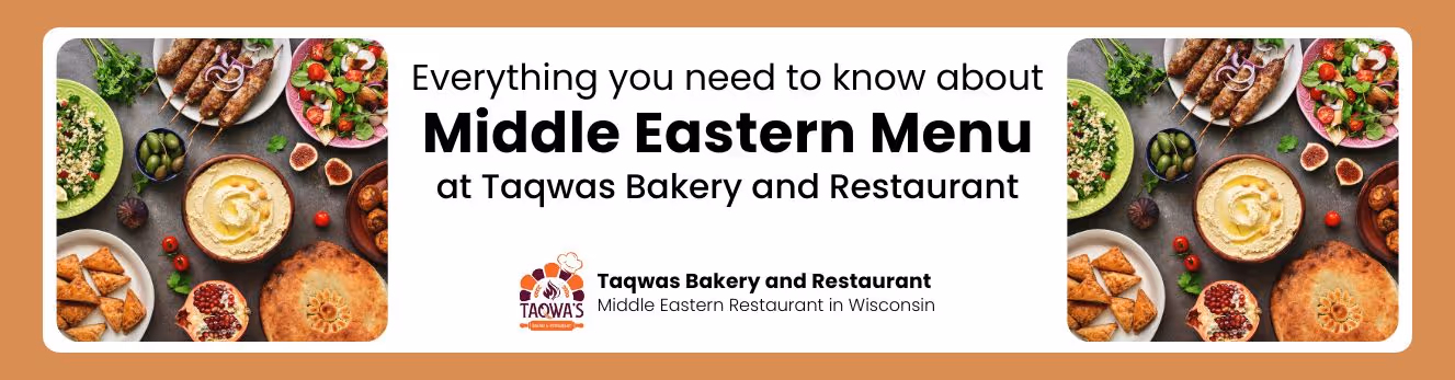 Middle Eastern Menu